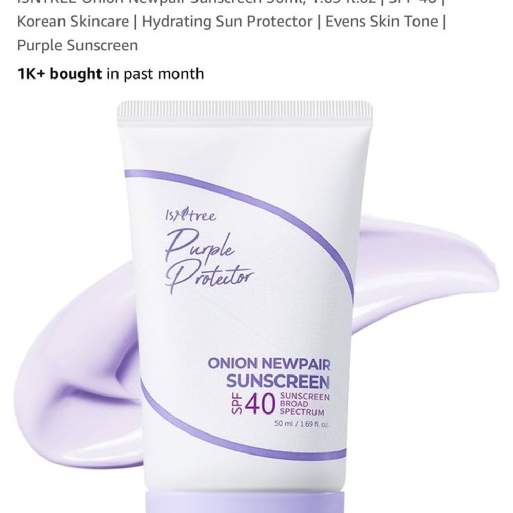 Isntree Purple Protector Sunscreen SPF 40